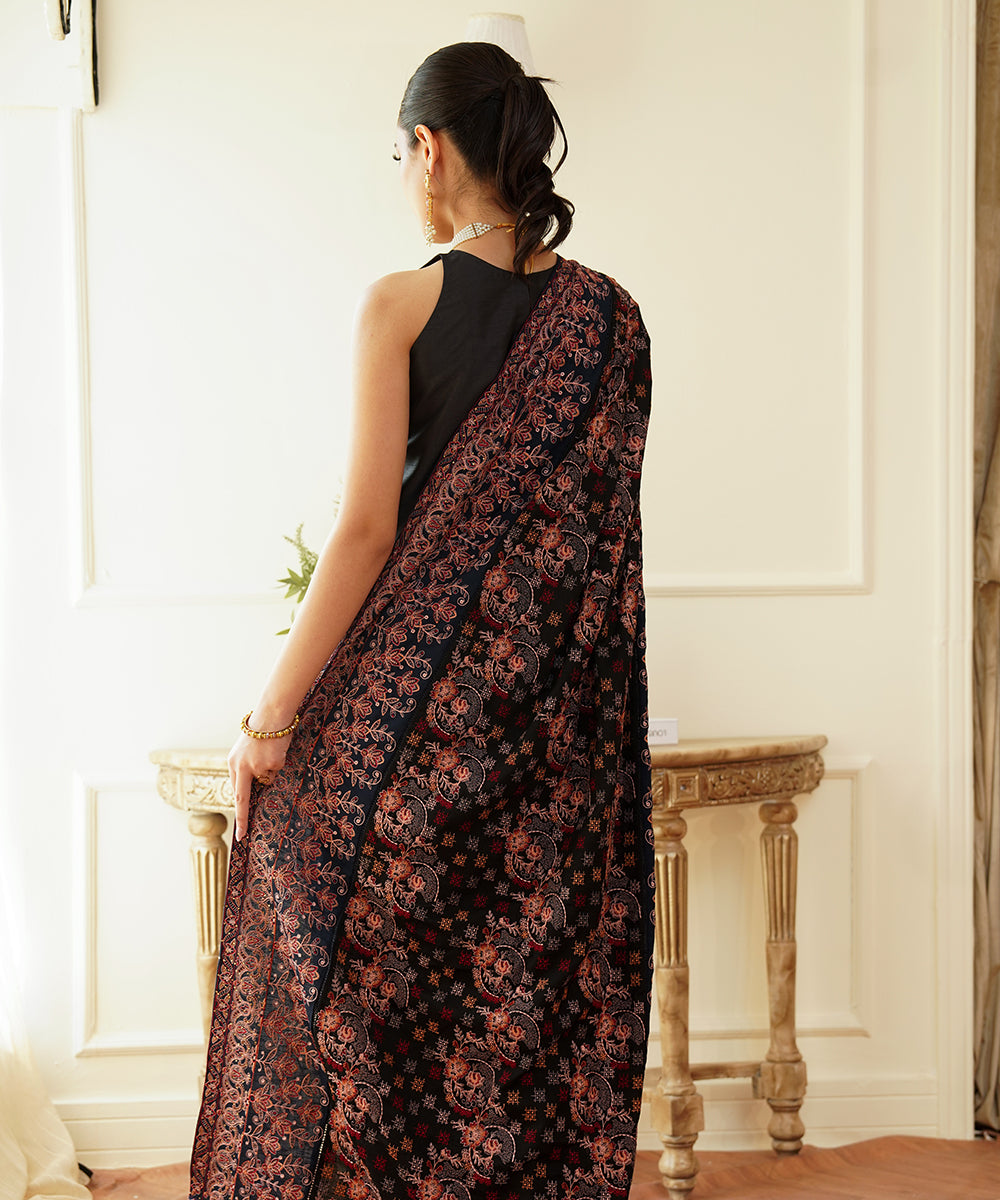 Unisex Embroidered Karandi Shawl | SHK-802