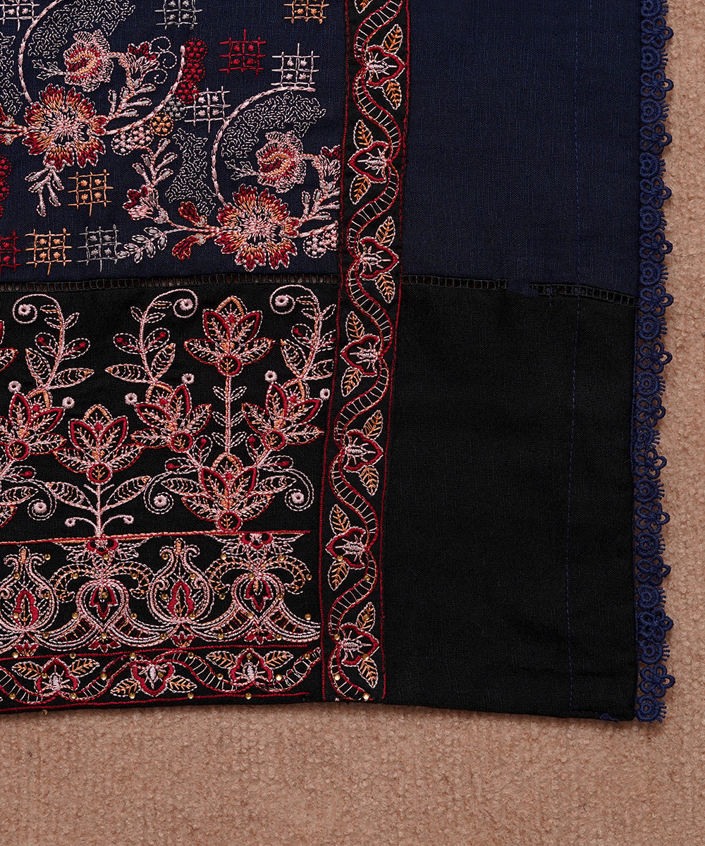 Unisex Embroidered Karandi Shawl | SHK-802