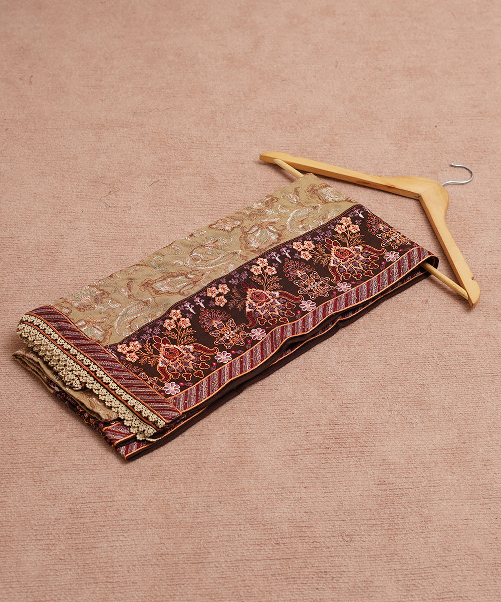 Women Embroidered Karandi Shawl | SHK-805