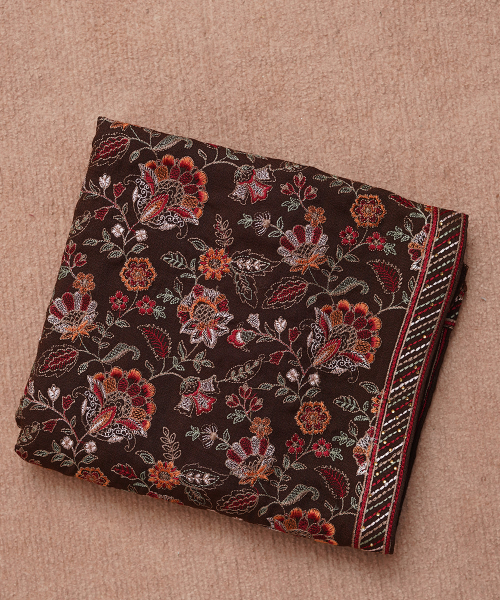 Women Embroidered Karandi Shawl | SHK-783