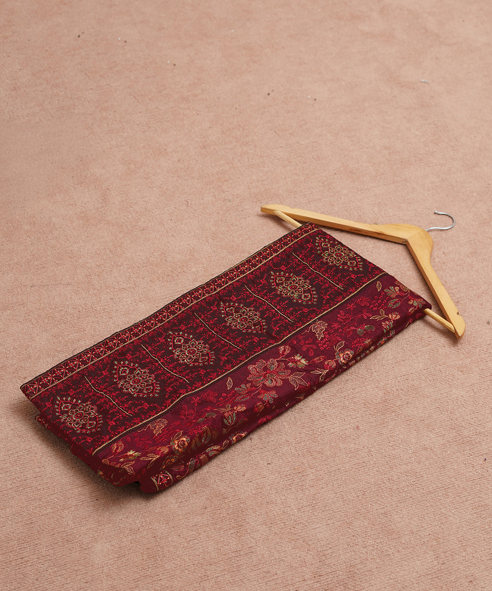 Women Embroidered Karandi Shawl | SHK-806