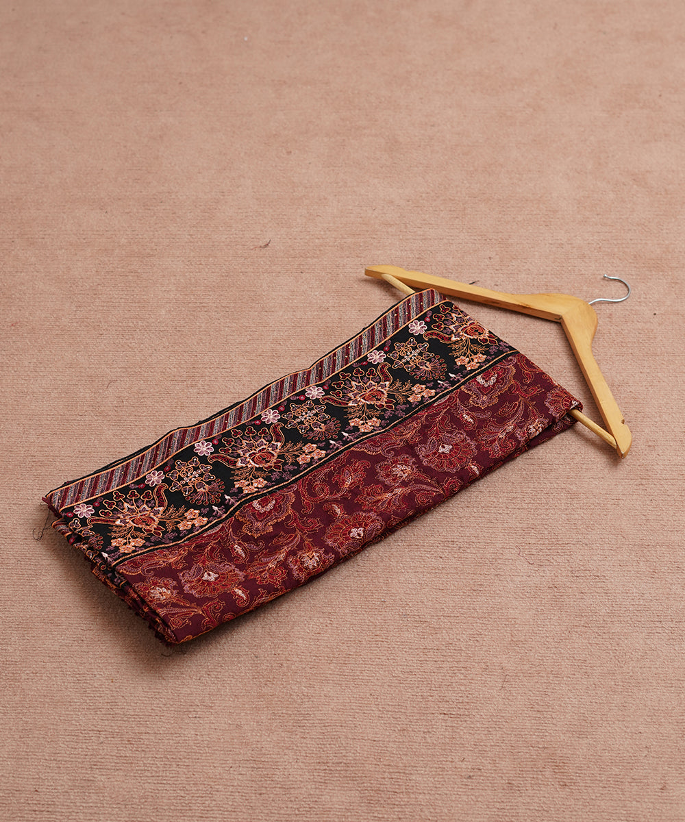 Women Embroidered Karandi Shawl | SHK-805