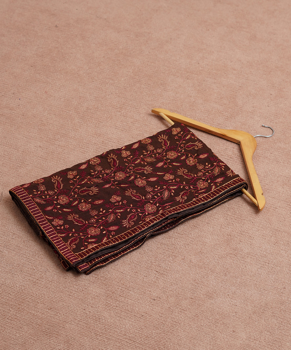 Unisex Embroidered Karandi Shawl | SHK-815