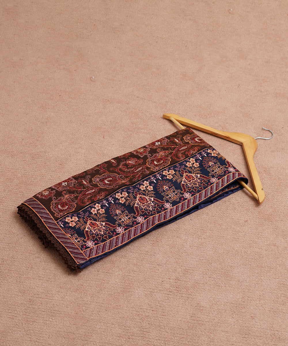 Women Embroidered Karandi Shawl | SHK-805