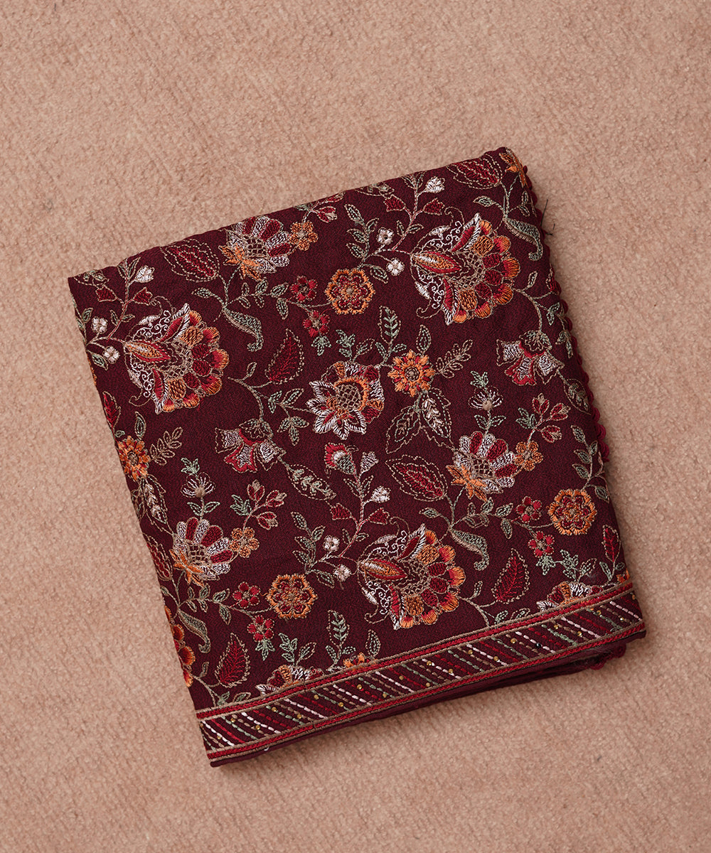 Women Embroidered Karandi Shawl | SHK-783