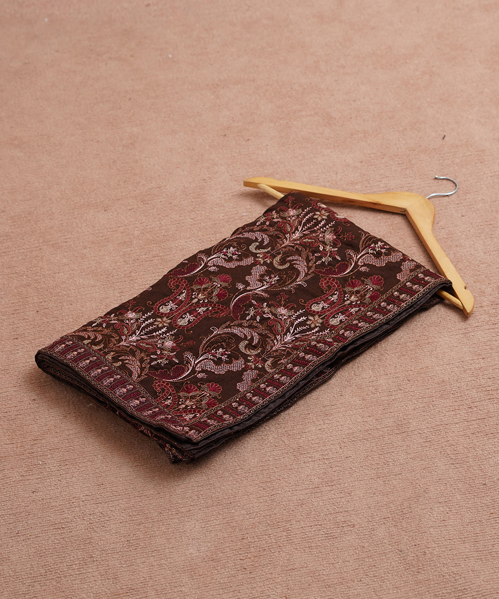 Unisex Embroidered Karandi Shawl | SHK-780