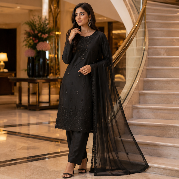 3-Piece Lawn Suit COM-0167