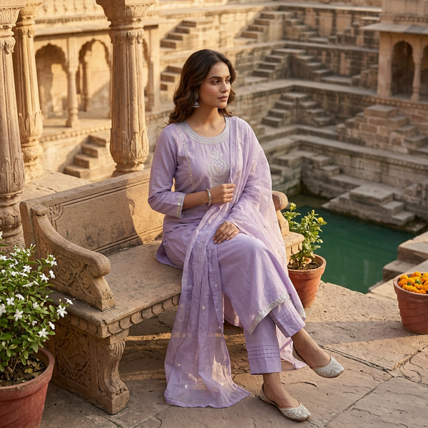 3-Piece Lawn Suit LFT-052