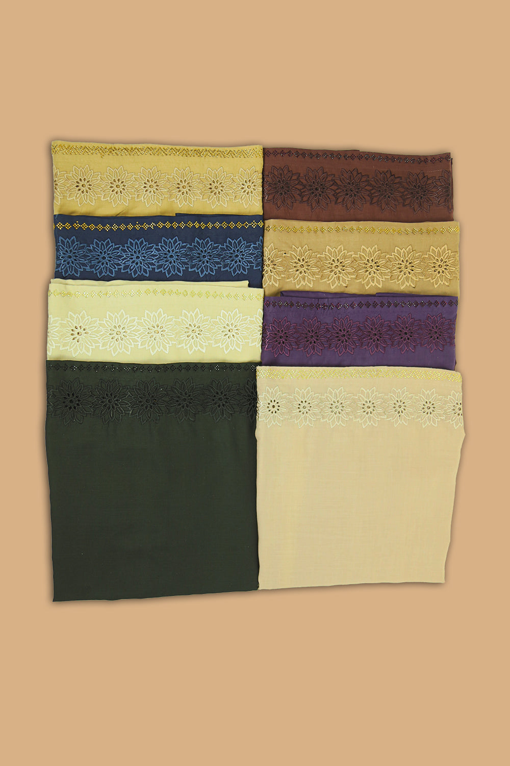 Wrinkle free Lawn Shawl SH-582