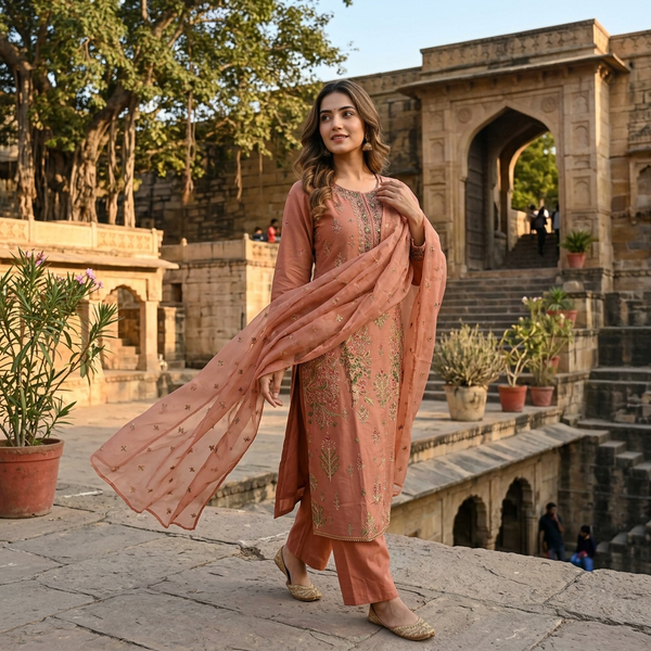 3-Piece Lawn Suit LFT-011