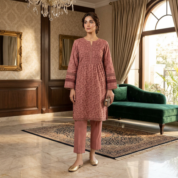 2-Piece Lawn Suit COM-PRINT-020
