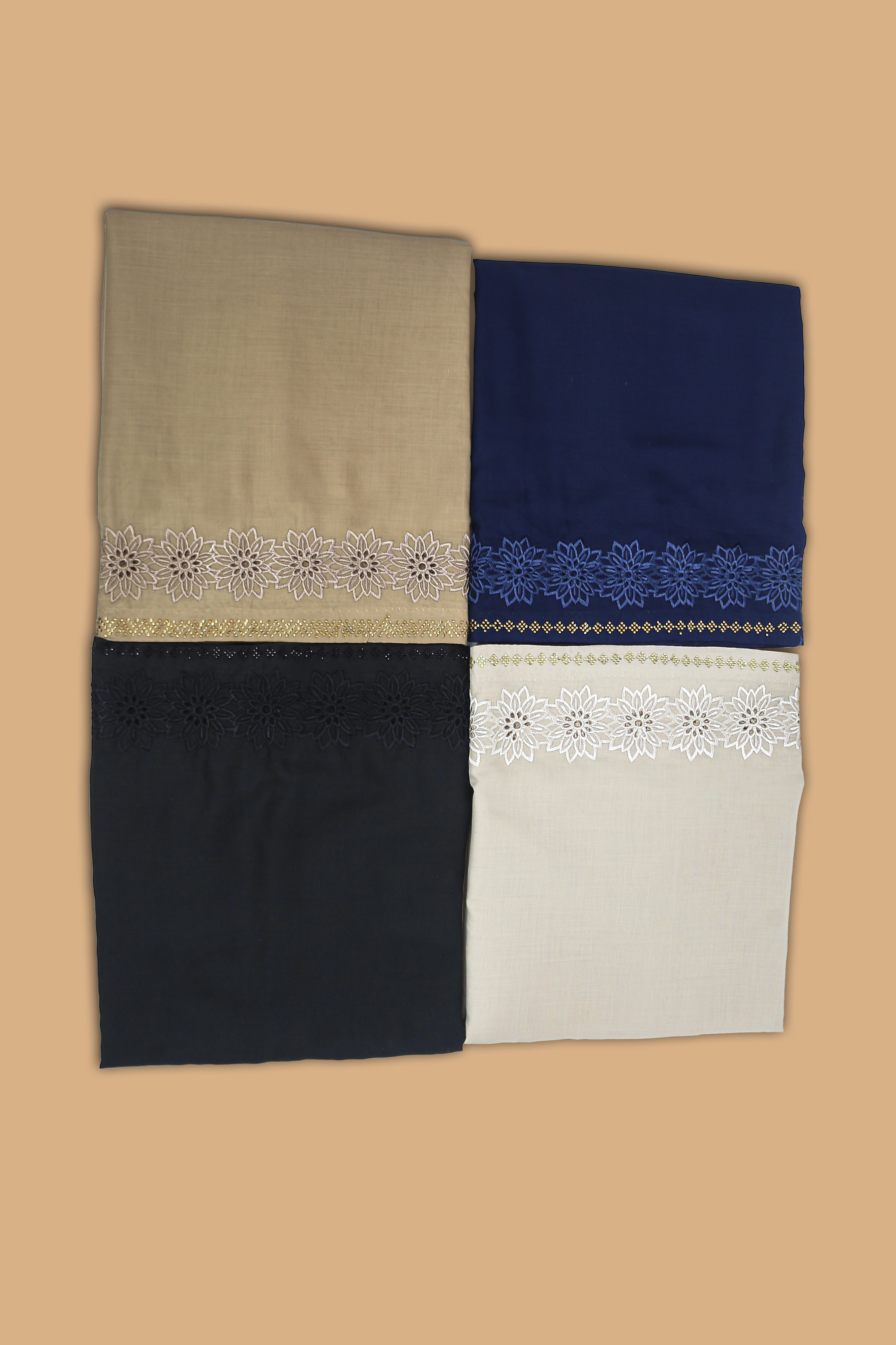 Wrinkle free Lawn Shawl SH-582
