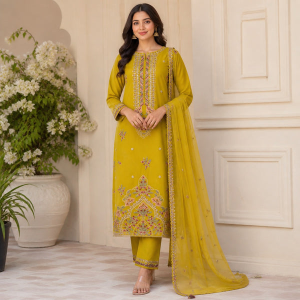 3-Piece Lawn Suit COM-0149