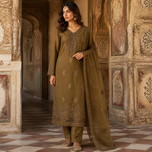 3-Piece Lawn Suit COM-0157