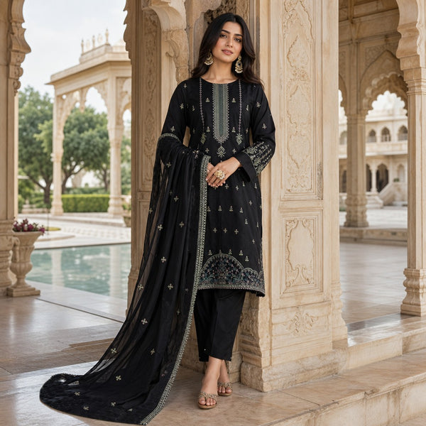 3-Piece Lawn Suit COM-0140