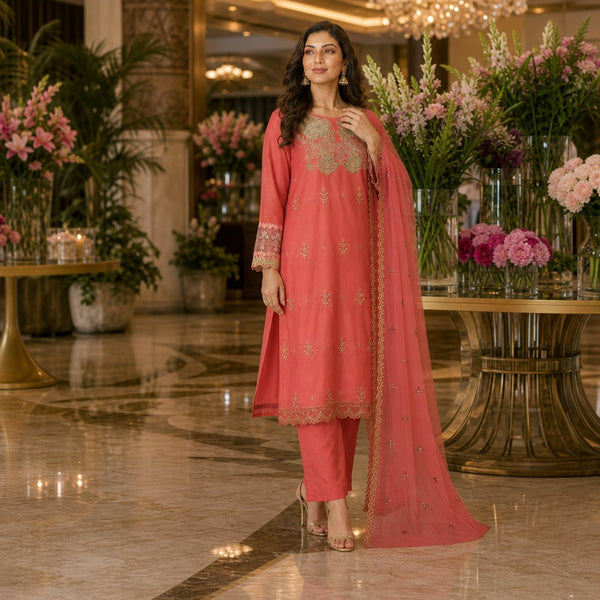 3-Piece Lawn Suit COM-0162