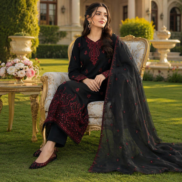 3-Piece Lawn Suit COM-0173