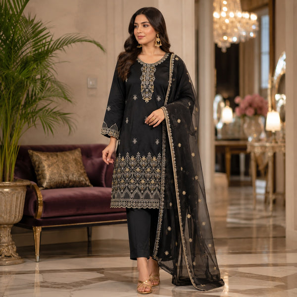 3-Piece Lawn Suit COM-0174