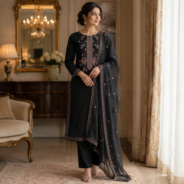 3-Piece Lawn Suit COM-0172