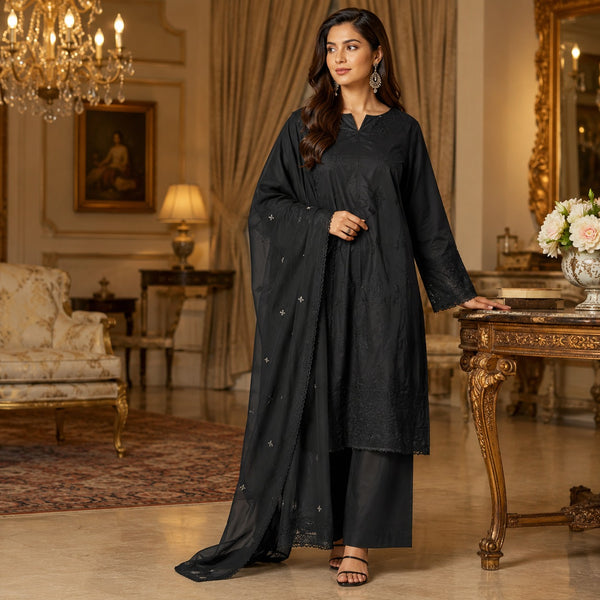3-Piece Lawn Suit COM-0168