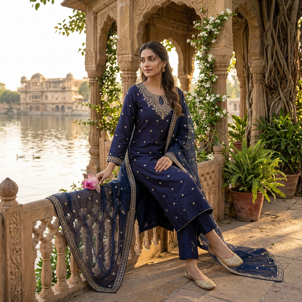 3-Piece Lawn Suit LFT-025